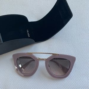 Prada Cinema Mauve Sunglasses